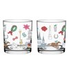 151st Kentucky Derby Scatter Print 10 oz. Rocks Glasses Two Pack