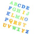 thumbnail image 1 of Juguete de 26 letras del alfabeto 26 Pedazos Juguetes Plásticos de Herramienta Educativa de Arena Juguete de Playa para Niños Magideal Juguete de 26 letras del alfabeto, 1 of 7