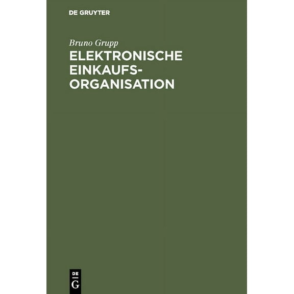 Elektronische Einkaufsorganisation, (Hardcover)
