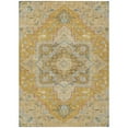 thumbnail image 2 of Addison Rugs Chantille Indoor/Outdoor Traditional Vintage Gold Washable Rectangle Rug, 5' x 7'6", 2 of 6