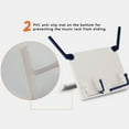 thumbnail image 6 of Folding Tabletop Music Stand Portable Piano Book Music Score Holder (White), 6 of 9