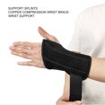 thumbnail image 4 of Wrist Brace, Copper Compression Wrist Brace, Wrist Support Wrap Sports Sleeve With Splints, 4 of 8