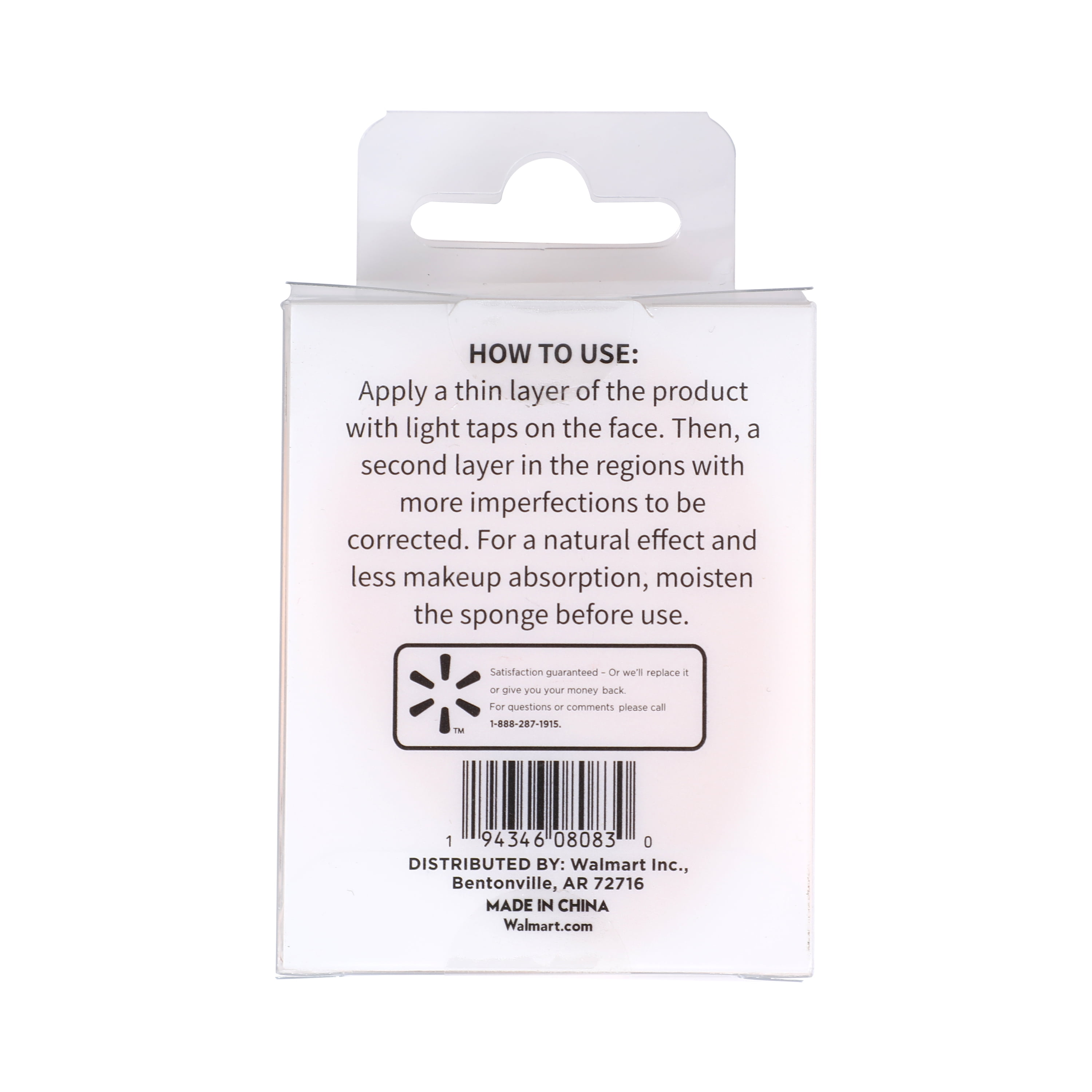 Equate Foundation Sponge, 3 Count