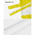 thumbnail image 7 of Fsddascl Yellow Striped Tie Up Valance Curtains for Windows, Kitchen Curtains Window Treatments, Modern Farmhouse Yellow White Stripes Short Window Shades Valances for Bedroom Bathroom Cafe 54"x18", 7 of 7