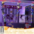 thumbnail image 3 of Luces Icicle Lights Ollny 504 LED de 12,5 m, multicolor, para Navidad y exterior, 3 of 8