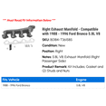thumbnail image 2 of Right Exhaust Manifold - Compatible with 1988 - 1996 Ford Bronco 5.8L V8 1989 1990 1991 1992 1993 1994 1995, 2 of 2