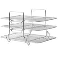 thumbnail image 5 of OFFIGAM Multi Layer Stainless Steel Grilling Rack for Air Fryer and Oven Use Easy Storage, 5 of 7