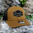 thumbnail image 3 of Custom Leather Patch Trucker Hat, Richardson 112 Hat, Personalized Hat with Custom Logo, Custom Leather Patch Snapback Caps Leather Patch Trucker Hat, 3 of 5