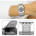 thumbnail image 3 of For Apple Watch Band 49mm 46mm 42mm 45mm 41mm 44mm 40mm 38mm, iWatch Bands Magnetic Metal Strap Women Men Stainless Steel Bracelet Wristband for Apple Watch Ultra/2 Band Series 10 9 8 7 SE 6 5 4 3 2, 3 of 17