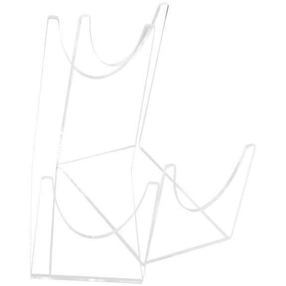 HEMOTON 2pcs Clear Acrylic Stand for Shofar Sword Crafts Shofar Horn Holder