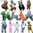 thumbnail image 2 of Niños Disfraz De Animal Cosplay Dinosaurio Tigre Elefante Halloween Animales Disfraces Mono Para Niño Niña, 2 of 4