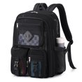 thumbnail image 1 of Mochila MOONBABY de malla para escuela Heavy Duty, color negro, 1 of 8
