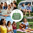 thumbnail image 7 of Green Alligators Icons Pattern Womens Lunch Box for Work,Insulated Large Lunch Bag for Tween and Teen,Loncheras Para Mujer,Leakproof Adult Lunch Bag for Work,Beach,Travel,Picnic,Camping, 7 of 7