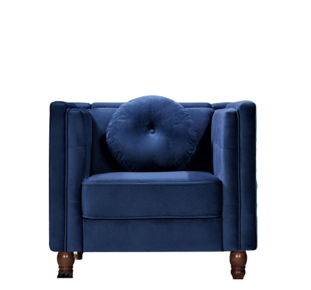 Evendale 35" Wide Tufted Velvet Armchair