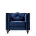 thumbnail image 3 of Evendale 35" Wide Tufted Velvet Armchair, 3 of 5