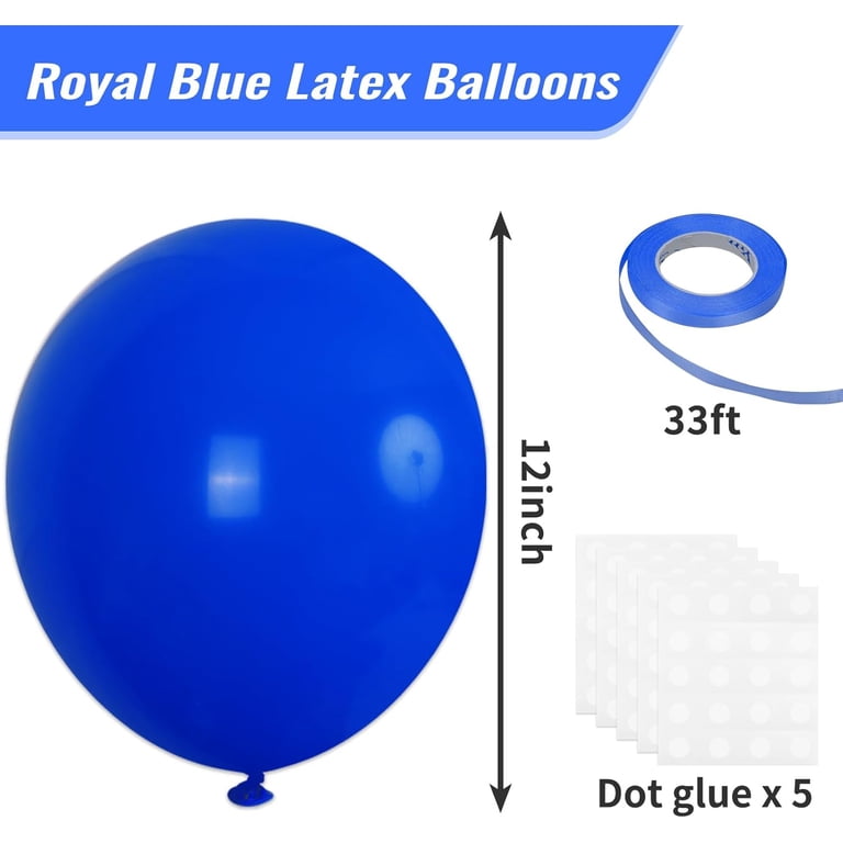 120 Balloons Assorted Colors - 12 Inch Latex Balloons For Parties, Includes Ribbon