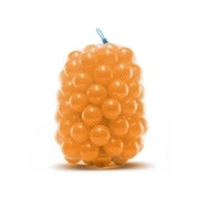 Machrus Upper Bounce Crush Proof Plastic Trampoline Pit Balls – 100 Pack, Orange