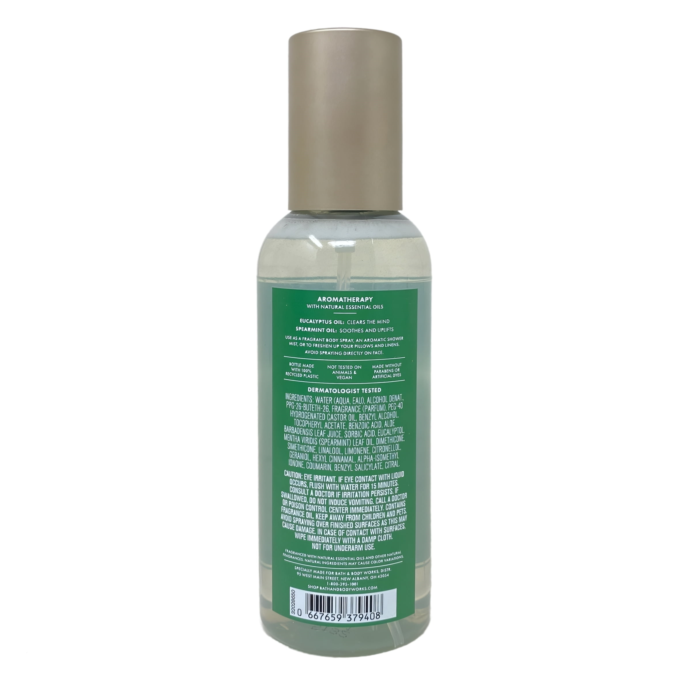 Bath & Body Works Aromatherapy Stress Relief Eucalyptus Spearmint 2 Essential Oil Perfume Mists with a Zen Garden Bar Soap