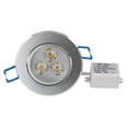 thumbnail image 1 of 3*3W Dimmable LED Ceiling Light Spotlight Downlight Cool White Dimmable Spotlight Ceiling 100-140V, 1 of 9