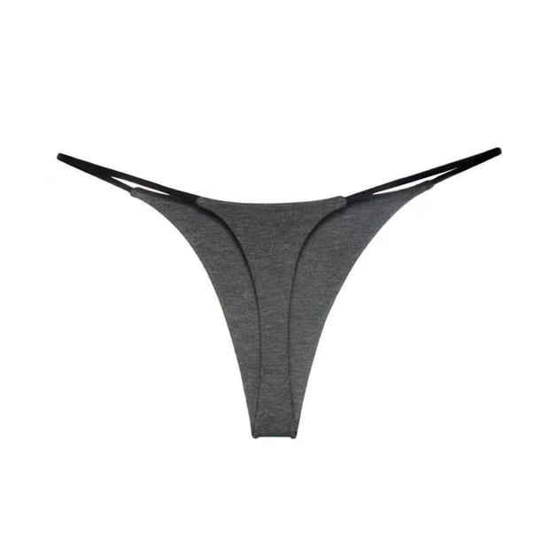 Tanga de fitness sin costuras, camiseta sexy, lencería de bikini de color sólido y multicolor
