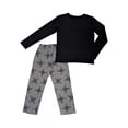 thumbnail image 3 of Pijama One Piece para Niño con Estampado Tacto Suave Talla 12 Negro, 3 of 5