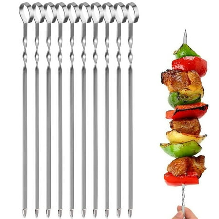 

Barbecue Skewers Stainless Steel Thickened Barbecue Tool