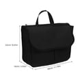 thumbnail image 2 of OULII Walker Side Bag Black 600D Polyester Durable Storage Bag for Elderly 1Pcs, 2 of 8
