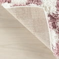 thumbnail image 3 of nuLOOM Adelaide Mid-Century Checkered Shag Area Rug, 2' 8" x 8', Runner, Pink, 3 of 9