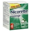 Nicorette Nicotine Uncoated Lozenge to Stop Smoking, 4mg, Mint Flavor - 72+9 Count