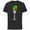 Black, variant on Toy Story 4 Forky Lucky Shamrock St. Patrick's Day - Short Sleeve Cotton T-Shirt for Adults - Customized-Red