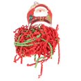 2024 Christmas Bird Foraging Toy Safe Bright Colors Relieve Boredom