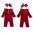 thumbnail image 3 of Actoyo Newborn Infant Baby Girl Romper Bodysuit One-pieces Outfits Clothes 0-18M, 3 of 13