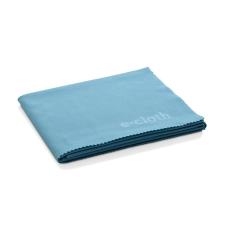 - E-Cloth Glass & Polishing Cloth - Brilliant for Sparkling Windows, Mirrors, Glassware, Chrome, and More - Alaskan Blue