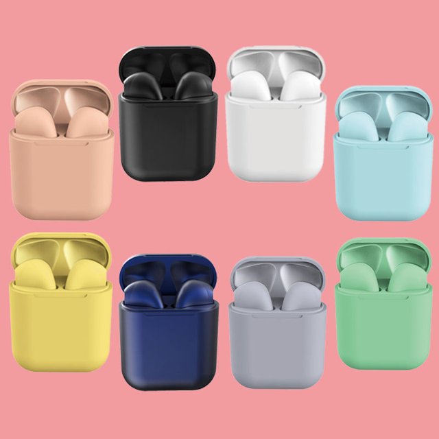 Logotipo personalizado gratuito i7S i9S i12 TWS con caja de carga Auriculares inalámbricos mini BT auriculares auriculares inalámbricos auriculares oso de fresa Hogar