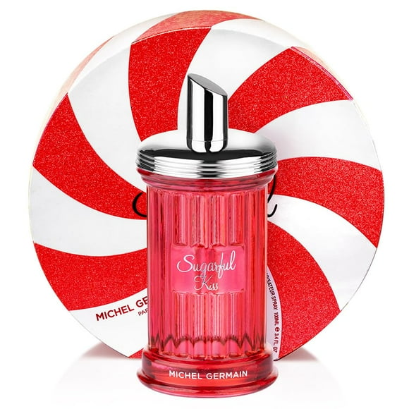 Michel Germain Sugarful Kiss Eau de Parfum Fragrance Spray for Women, Top Notes of Cherries, Strawberries, Orange Zest, Lush Gift for Her, 3.4 Fl Oz