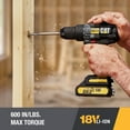 thumbnail image 5 of Caterpillar Cat® DX11 18V 1 FOR ALL 1/2" Cordless Drill/Driver with Brushless Motor and Two Batteries, 5 of 9