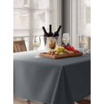 thumbnail image 6 of Grey Ombre Table Cloth, Gray White Gradient Modern Abstract Art Waterproof Tablecloth for Rectangle Tables, Reusable Washable Fabric Table Cover for Restaurant Kitchen Dining Tables 60"x84", 6 of 6