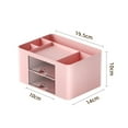 thumbnail image 2 of EIMELI Plastic Desktop Storage Boxes Multi Layer Heavy Duty Storage Bins for Makeup Brushes Lipsticks Remotes, 2 of 2