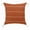 Rust, variant on 20" X 20" Rust Linen Striped Zippered Pillow