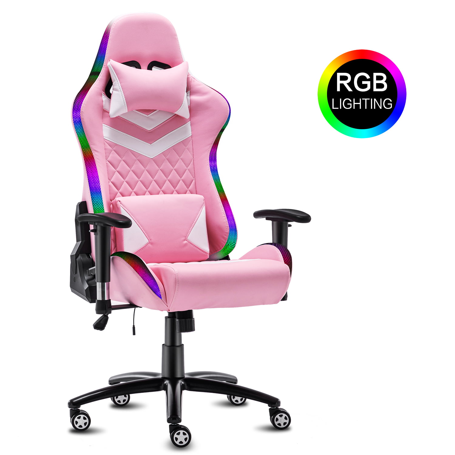HighBack Ergonomic Gaming Chair with RGB LED Lights