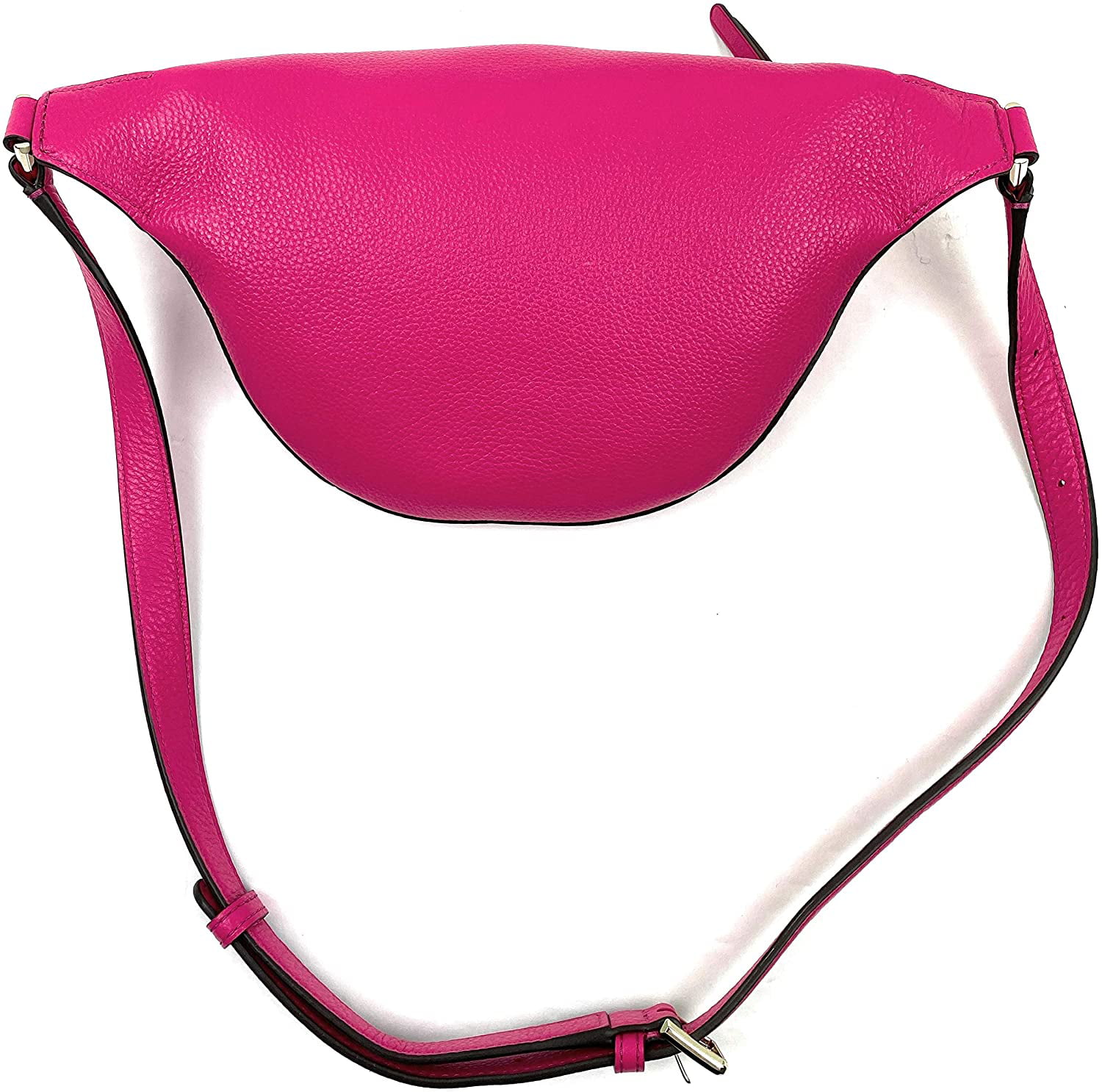 Kate Spade York Jackson Tropical Toss Pink Multi Floral Pebbled Leather Belt  Waist Bag 