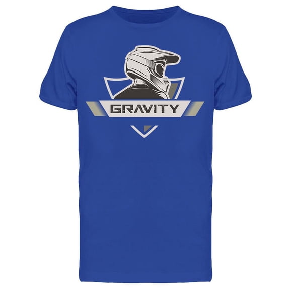 Gravity, Man With Helmet  T-Shirt Men -Image by Shutterstock, Male Large