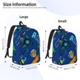 thumbnail image 3 of Yiaed Dinosaur In Space Print Backpack, Premium Laptop Backpack, Travel Backpack for Women, Lightweight Backpacks, Comfortable Back Pack-Small, 3 of 5