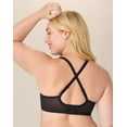 thumbnail image 3 of Playtex Unlined Lace Balconette Bra, Full Coverage  Dressed In Black/Almond 44D Women's, 3 of 5