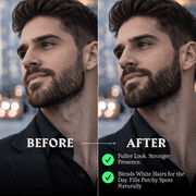 Striking Viking Beard Filler Pen Light Brown 2 Pack Waterproof Dual Tip Beard Shaping Pen