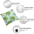 thumbnail image 6 of Acheng Short Plush Pillowcase Cushion 2-Piece Set White, 6 of 7