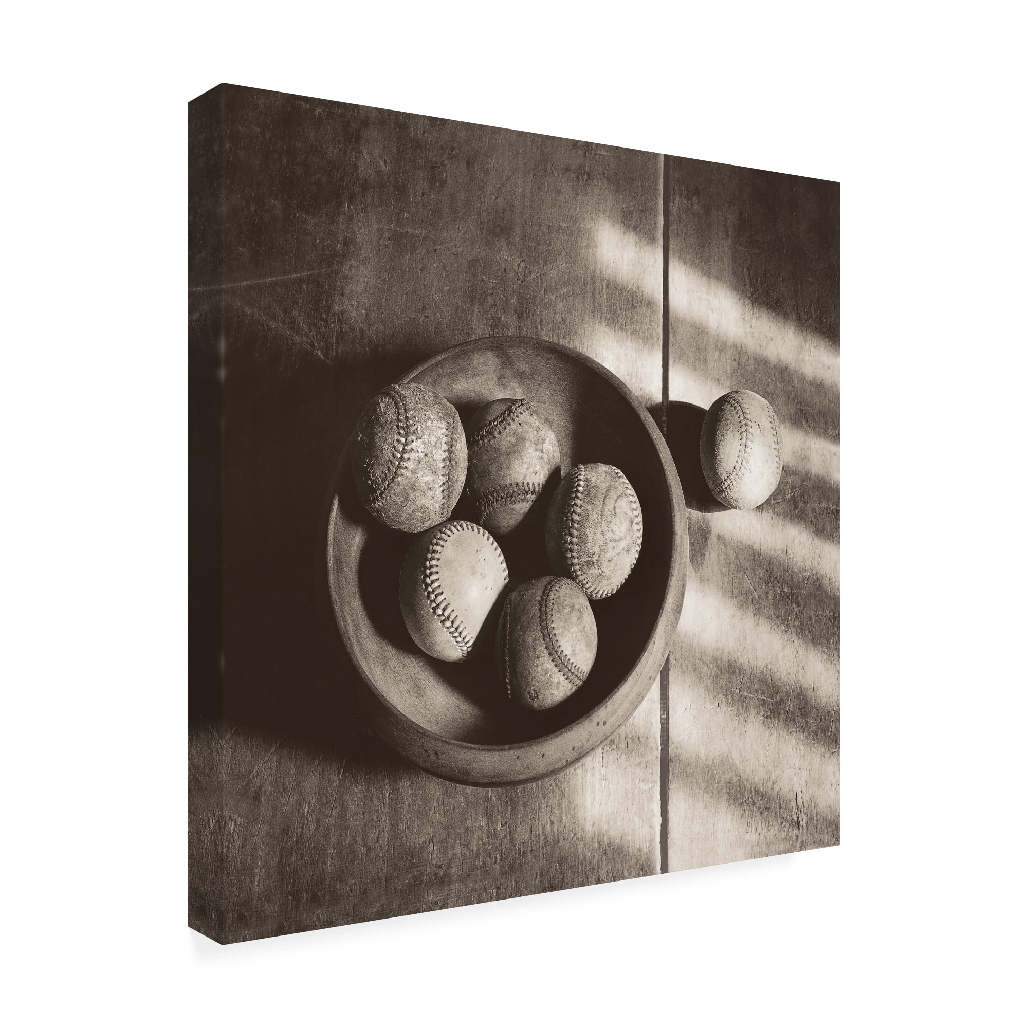 Baseball Nostalgia II' Canvas Art by Judy B. Messer