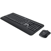 Logitech MK540 Advanced Wireless Keyboard with Wireless Mouse Combo -- Full Size Keyboard and Mouse, Long Battery Life, Caps Lock Indicator Light, Hot Keys, Secure 2.4GHz Connectivity (MK540)