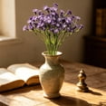 thumbnail image 1 of Ramo artificial de gypsophila (aliento de bebé) | Arreglo de tallos de flores artificiales para decoración del hogar | Decoración floral de plástico para la mesa de la sala, 1 of 6