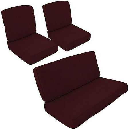Burgundy Chat Set Cushions